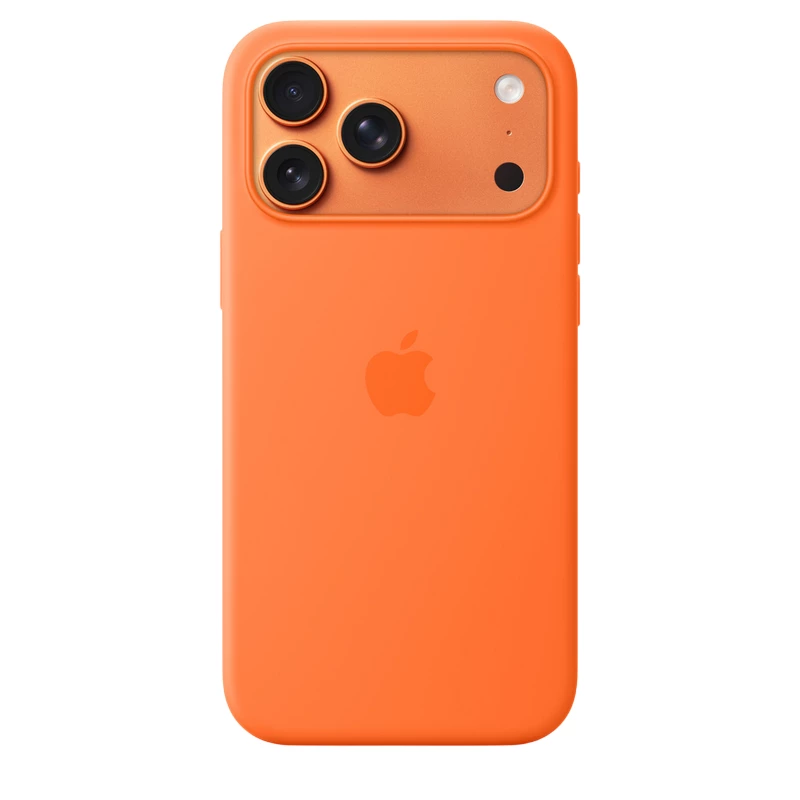 Husa APPLE iPhone 17 Pro Max Silicone Case with MagSafe - Orange,ModelA3560