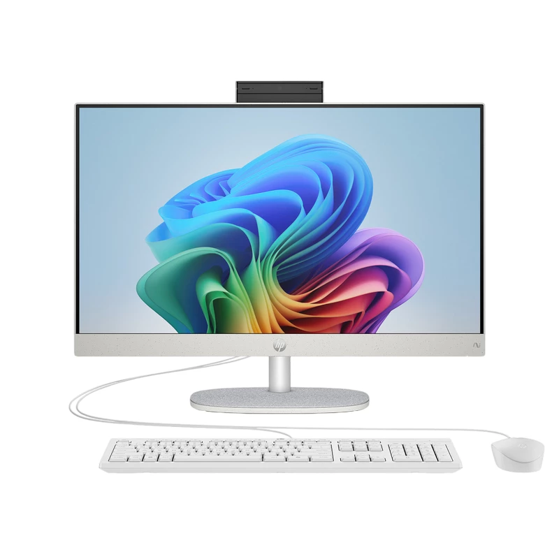 PC All-in-One HP HP AIO NG AI 24-ct2000a White (23,8" FHD IPS Ryzen AI 5 340  2.0-4.8GHz, 16GB, 512GB SSD, Wired KB&MS, Win 11 Next Gen)