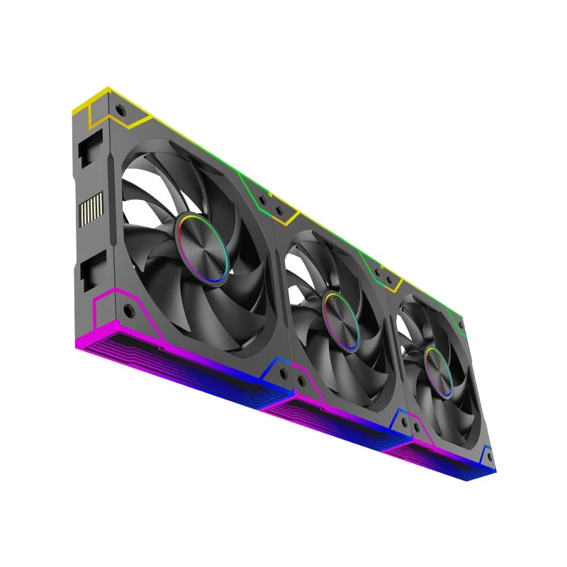 Вентилятор для корпуса XILENCE 360mm Case Fan - XILENCE Performance A+ Series ”XPF360.ARGB”, Daisy chain design, 3-pack of 120mm PWM ARGB fans: 120x120x25mm, 1100~2000rpm, 
