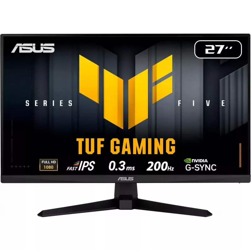 Игровой монитор ASUS 27" ASUS TUF Gaming VG279Q5A Fast IPS Gaming Monitor WIDE 16:9, 0.311, 1ms, 200Hz, FreeSync&G-Sync, Contrast 1000:1, H:240-240kHz, V:48-200Hz, 1920x1080 Full HD, Speakers 2x2W, 2xHDMI v2.0/Display Port 1.4 (monitor/монитор)