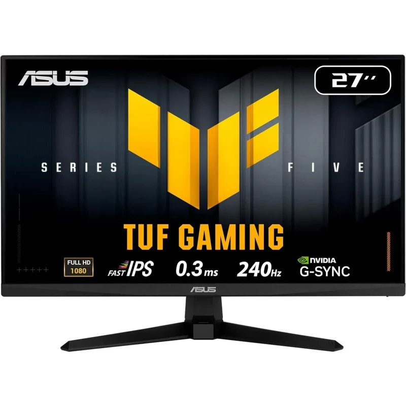 Monitor gaming ASUS 27" ASUS TUF Gaming VG279QM5A Fast IPS Gaming Monitor WIDE 16:9, 0.311, 1ms, 240Hz, FreeSync&G-Sync, Contrast 1000:1, H:267-267kHz, V:48-240Hz, 1920x1080 Full HD, Speakers 2x2W, 2xHDMI v2.0/Display Port 1.2 (monitor/монитор)