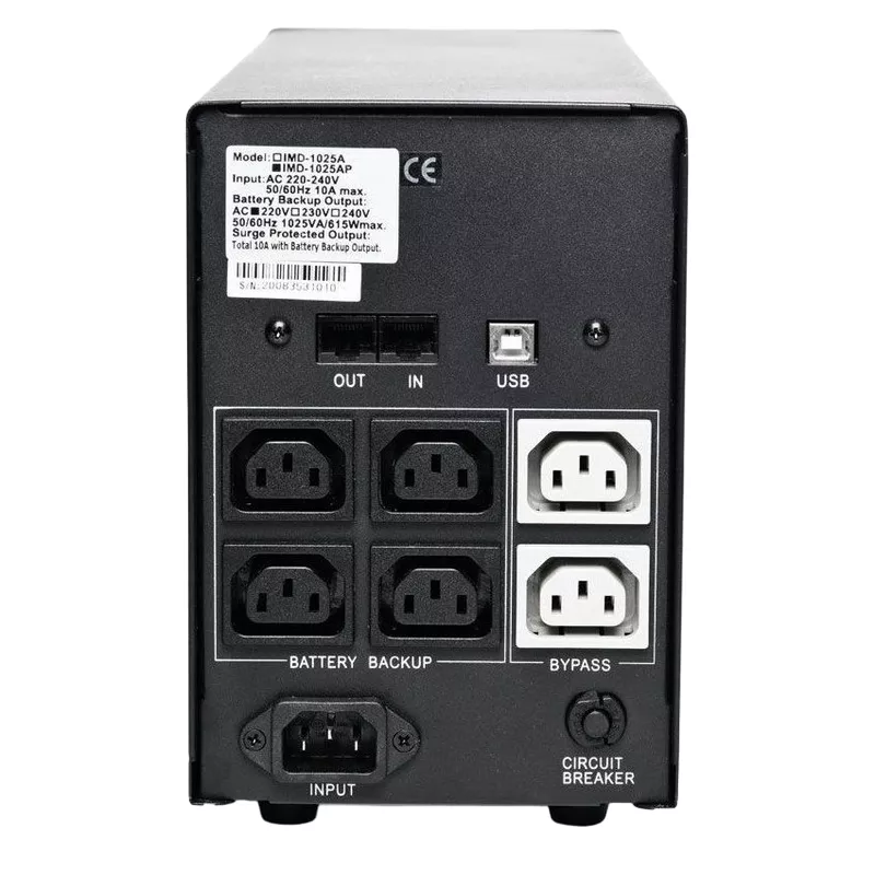 UPS POWERCOM Imperial IMP-1000AP, 1000VA,  615W