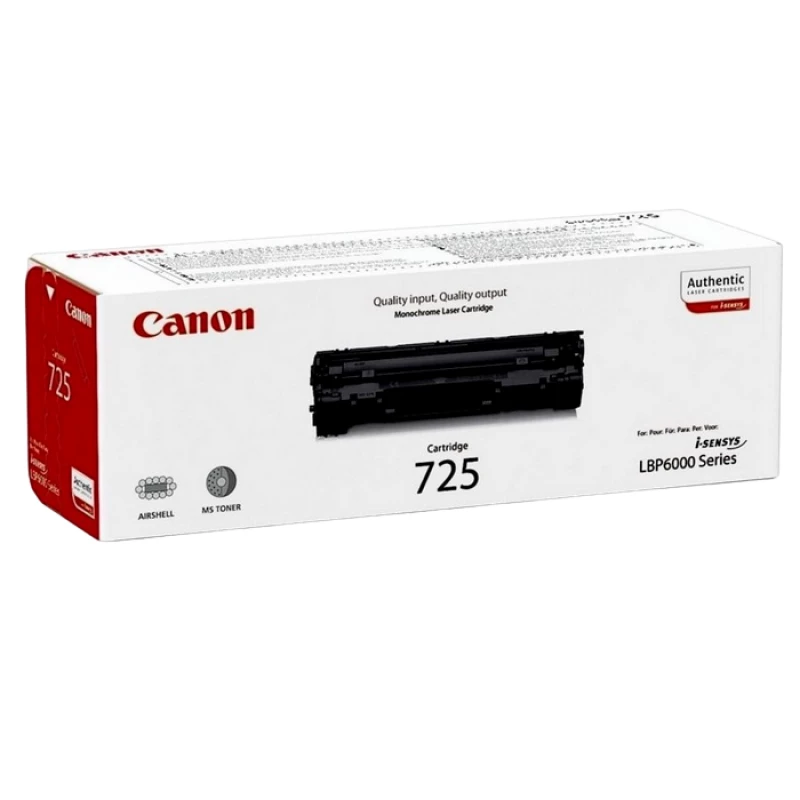 Cartus laser CANON 725 BLACK (3484B002)