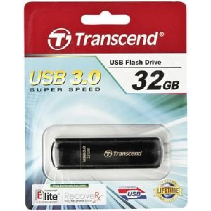 USB flash drive TRANSCEND JETFLASH 700, 32GB, USB3.0 Black
