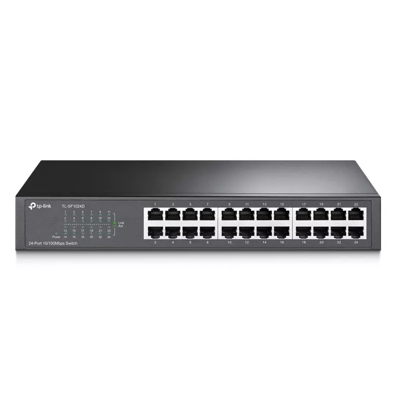 Comutator de retea TP-LINK TL-SF1024D, 24UTP, 10,  100Mbits,  1U
