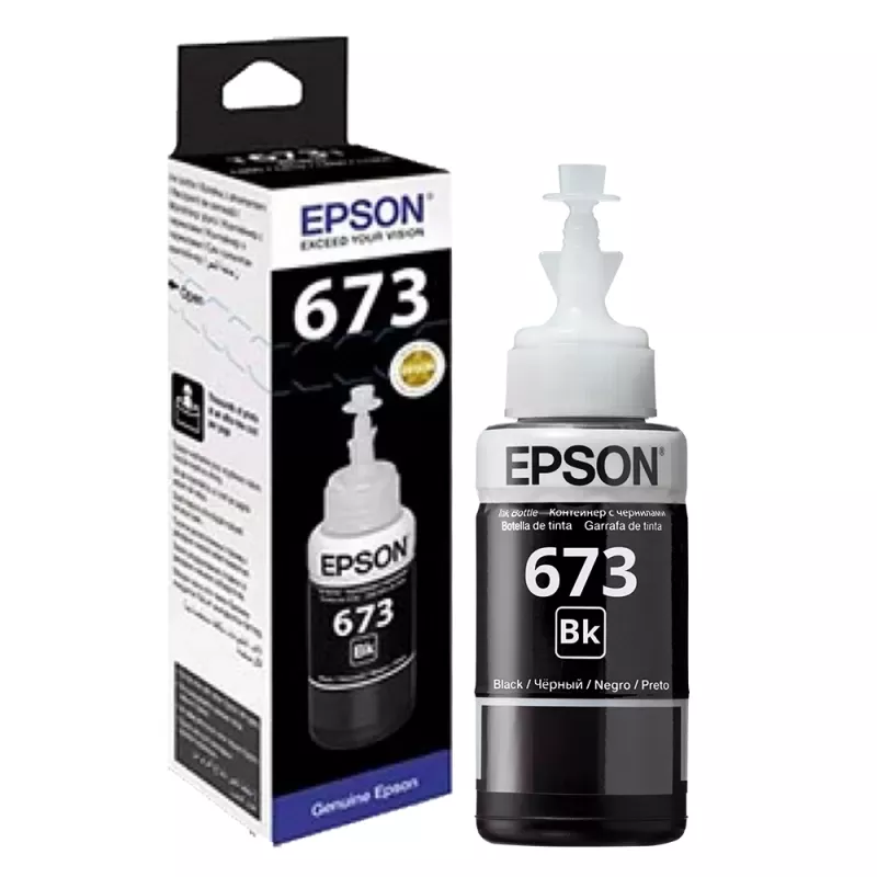 Flacon cerneala EPSON T6731 BLACK (C13T67314A), 70ml