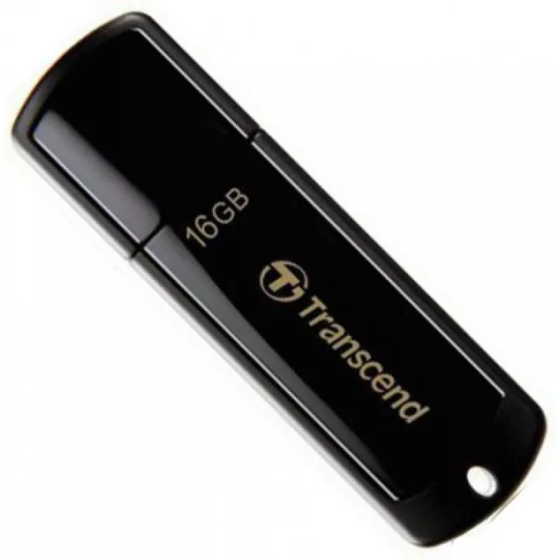USB flash drive TRANSCEND JETFLASH 350, 16GB, USB2.0 Black,  Classic