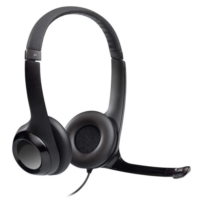 Casti cu fir si microfon LOGITECH H390, USB