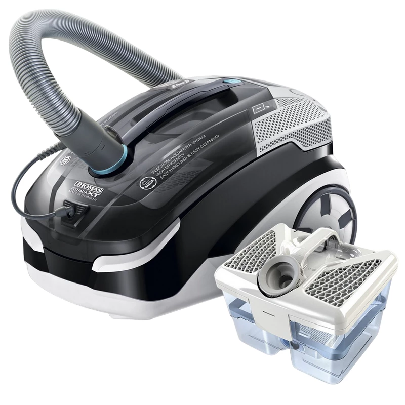 Aspirator cu filtru aqua THOMAS VESTFALIA XT, 325 W, 1700 W, 1.8 l, 74 dB, HEPA 13, Negru, Alb
