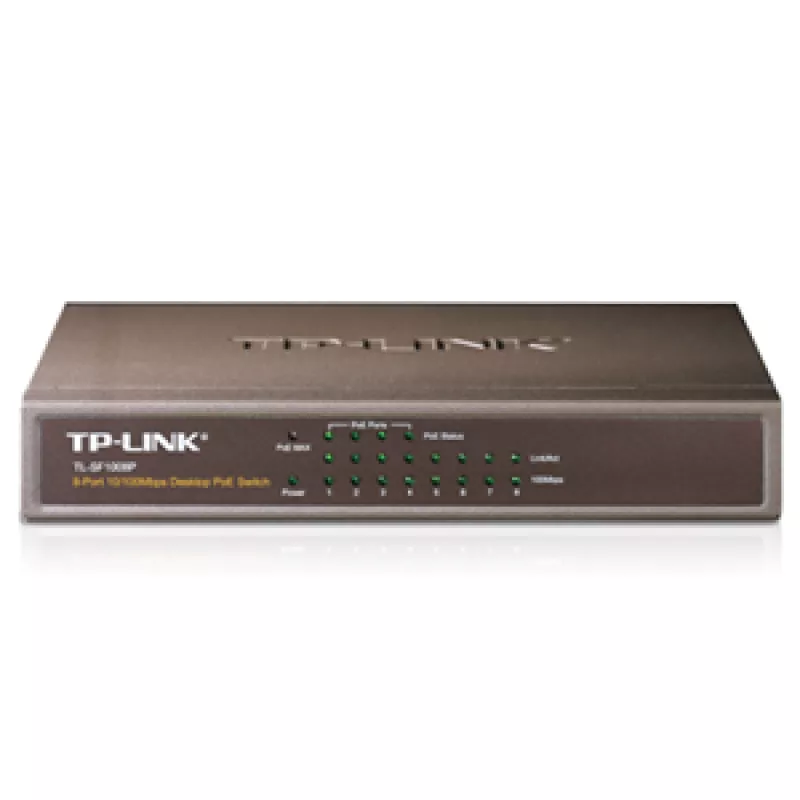 Comutator de retea TP-LINK TL-SF1008P, 8UTP, 10,  100MMbps