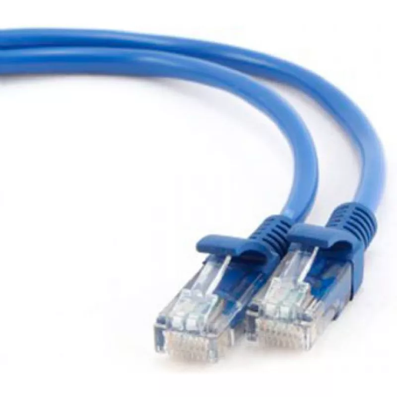 Patchcord GEMBIRD 0.25M,  BLUE,  PP12-0.25M/B,  CAT.5E, UTP