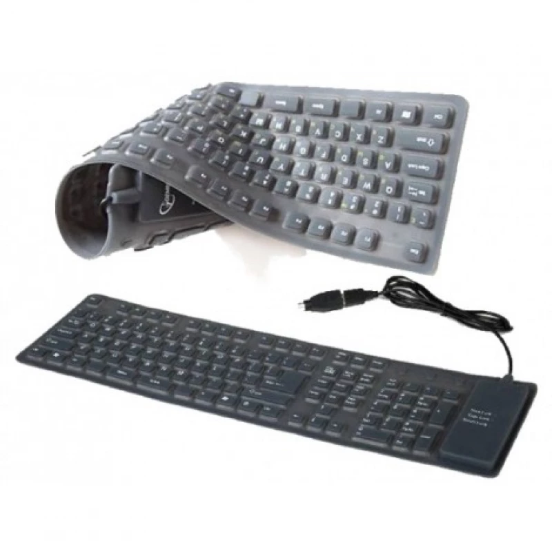 Keyboard GEMBIRD KB-109F-B, USB,  PS,  2