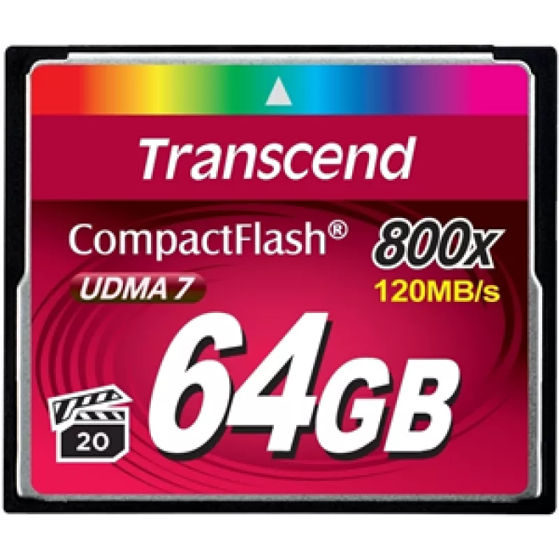 Карта памяти TRANSCEND TS64GCF800, CompactFlash 64GB, 800X